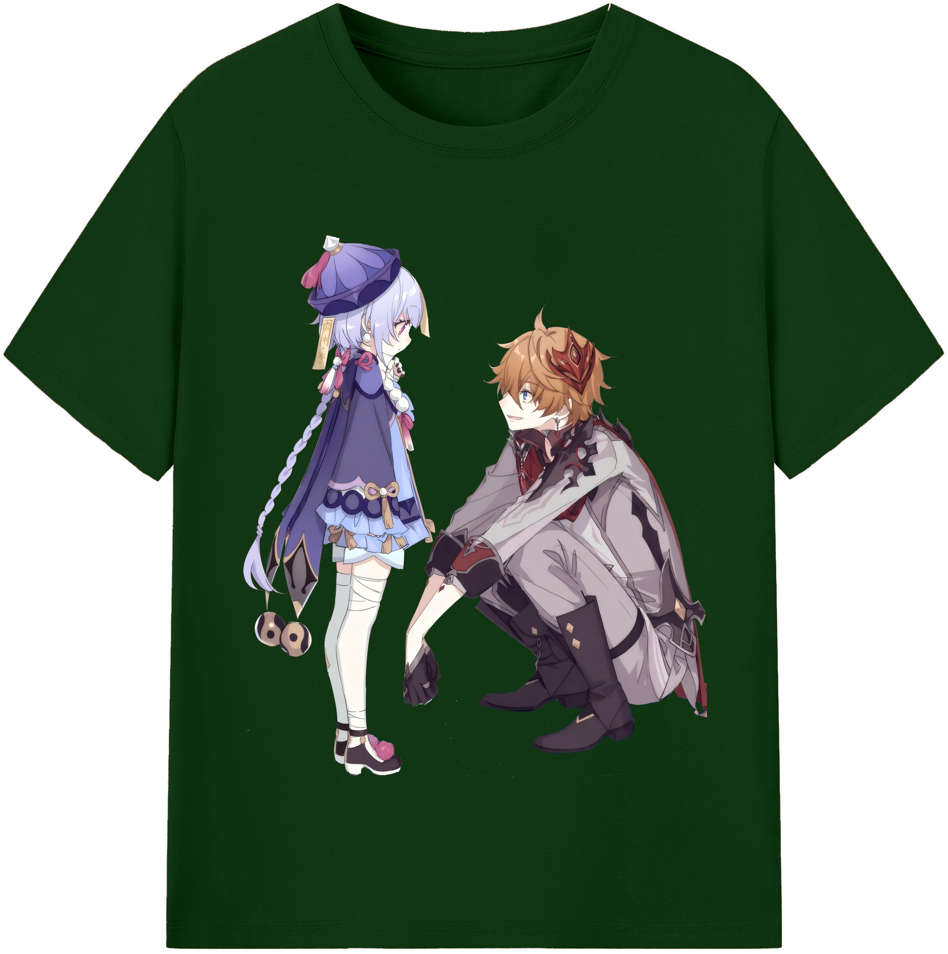 げんし神 七七 なな  genshin Nana 綿100％半袖Tシャツ（フロントプリント）